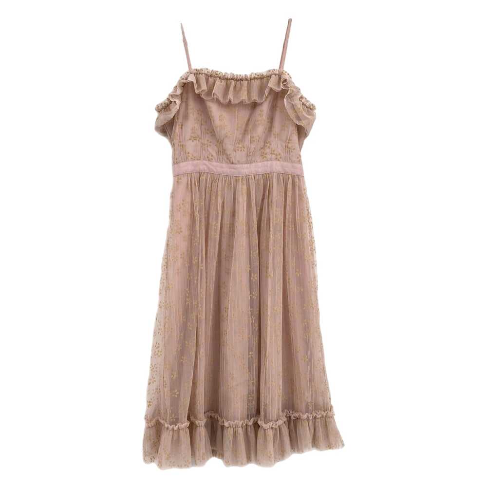 J. Crew Pink Beige Floral Tulle Mini Dress | Womens 00P